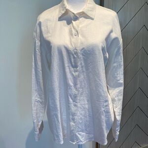 Frank & Oak White Button Down Shirt - New. New no tags. Size small.